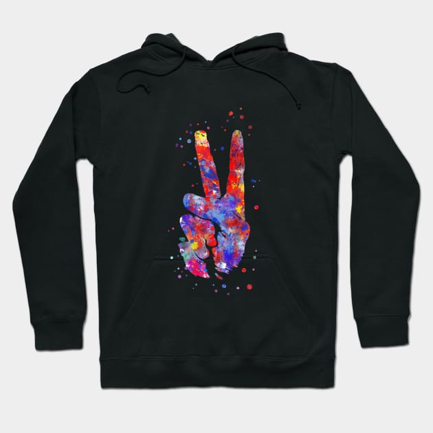 Symbol peace Hoodie by RosaliArt